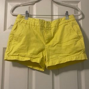 Yellow shorts